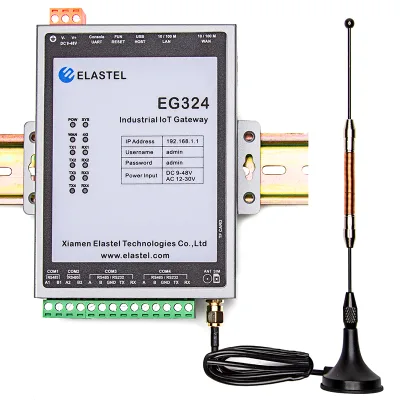 High-Performance Linux Node-Red 4G Industrial Modbus Gateway with RS232 RS485 and USB Communication & Networking Product