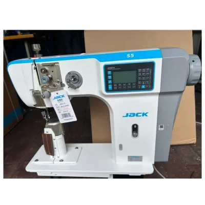 New Jack S5 D-91Post Bed Machine with Synchronized Rollers - Leather Industrial Sewing Machine