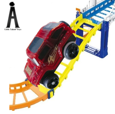 Dazzling Light Race Cars Toys Racing Car Slot Cars Racing Toy Glow at Night