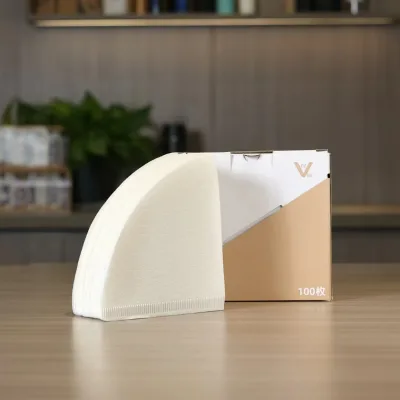 Natural White Eco Friendly Compostable Coffee Filter Paper Coffee Filter Paper Round for Coffee
