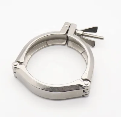 Stainless Steel   SS304   NEW   KF100    Vacuum  Three  Section   Clamp  with  Wing Nut
