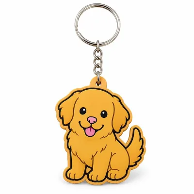 Wholesale Custom PVC Keychain Dropshipping Low Quantity Supplier for Small Business Brand