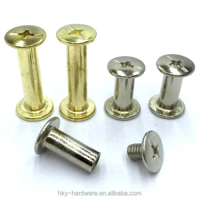 Hexagon Socket Pf Splint Nut Binding Post Screw for Book