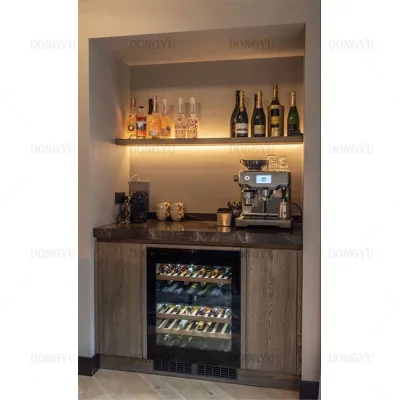 Panic Buying Customized Living Room Bar Wine Cabinet Wooden Wine Cabinet with Led Light Set of Furniture for Living Room