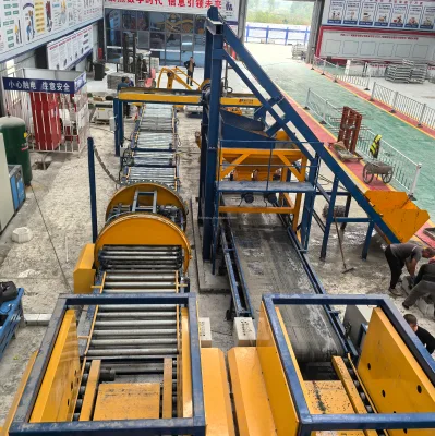 Automatic Production Line for Precast Concrete Artificial Stone & Fossil Paving Brick Construction Material Making Machinery