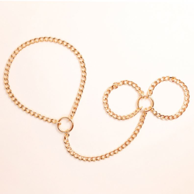 Adjustable Metal Chain Steel Bedroom Prison Sex Toys for Woman Handcuff and Shackles Sex Toy