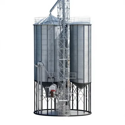 DaringFish Order 100-ton & 500-ton Large Capacity Prefabricated Hot-Dip Galvanized Steel Grain Silos