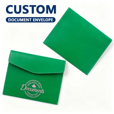 Wholesale Office Bag Custom Envelopes Pu Leather Document Bag Office File Organizer