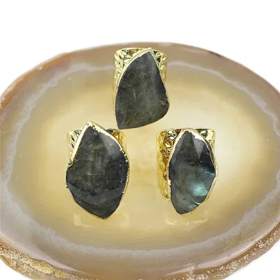 CH-LAR0033 Vintage Jewelry Big Rings,jewelry Wholesale Adjustable Rings,natural Stone Charm Rings
