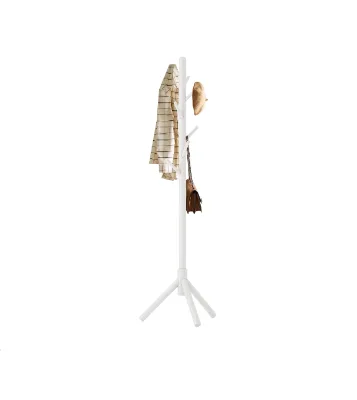 Eco Go Wooden Hall Tree Clothes Coat Hanging Shelf Coat Rack Stand Wholesale Entryway Furniture Wooden