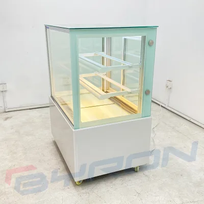 Guaranteed Quality Modern Luxurious Arc Type Four-sided Cake showcase Display Refrigerator Fridge