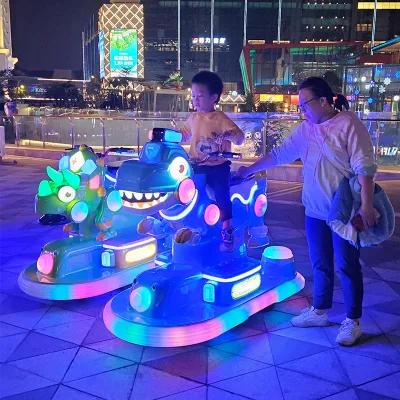 Amusement Park Parent-Child Fun Animal-themed Dinosaur Kiddie Bumper Cars for Outdoor Amusement Rides