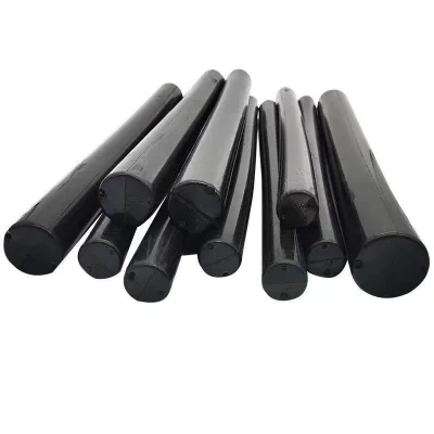 Customized Any Diameter Sizes Black Solid Round Cylindrical Soft EPDM Foam Rubber Extruded Strips
