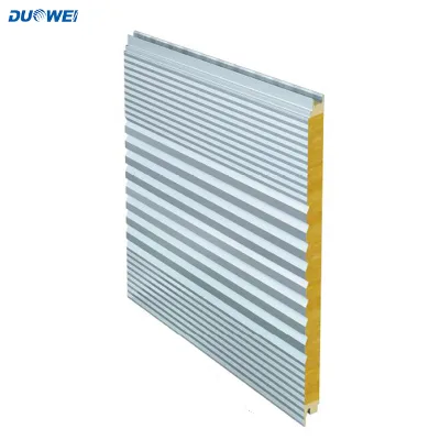 Rock Wool with PIR Side Sealing Sandwich Panel--Recommended Type for Concealed Fastening 100mm