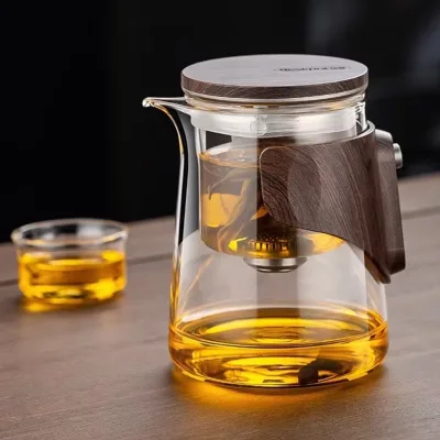 Modern Portable Porcelain Tea Maker Kung Fu Travel Tea Pot Set with Magnetic Feature for Outdoor Camping Parties Box Packed