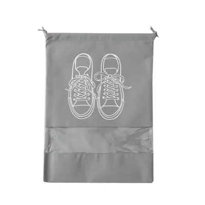 Customized Logo Sport Shoe Bag Travel Non-woven Storage Bag Dustproof Shoes Organizer