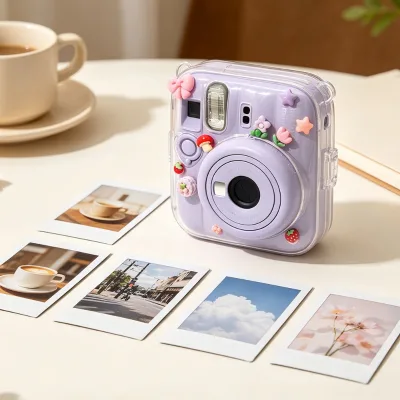 Macaron Bowknot Small Flower Three-dimensional Resin Cartoon 6x10cm Photo Frame/camera case decorate DIY Sticker wholesale