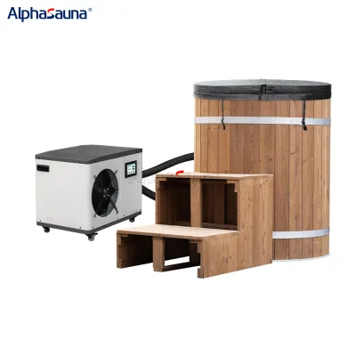 Sports Fiberglass Ice Bath Cold Plunge With Water Chiller Wifi