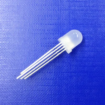 RoHS Certificated 5V WS1261 / WS2811 / WS2812 / WS2813 / WS2818 / SK6812 Milky Fog Addressable Point Control RGB 8mm LED
