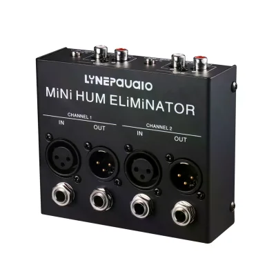 4-Channel Compact Passive Hum Eliminator Buzz Destroyer Noise Cancelling Audio Sound Cards Mixers for Musical Instruments