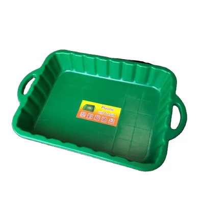 Heavy Duty Oil Drain Pan for Automotive Maintenance Green 50cmx39cm