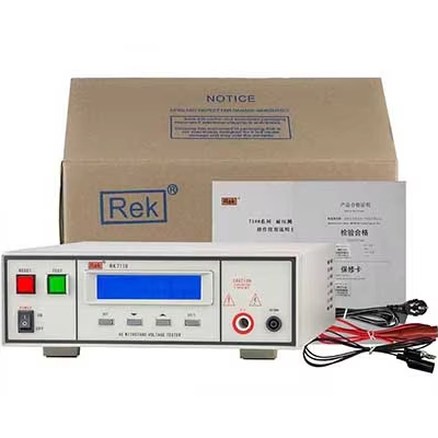 Rek RK7110 Series Programmable Insulation Withstand Voltage Tester for Dielectric Strength Measurement No Power Required