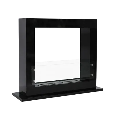 FD11 Wholesale Indoor Free Standing Freestanding Ethanol Ventless Tabletop Double Sided Fireplace