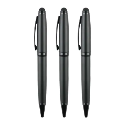 GemFully B2bchina 2023 New Design Office Custom Pen Oem/odm Pen Matte Black Roller Ball Pen Under 1 Dollar
