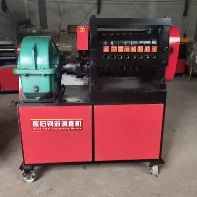 Automatic Steel Scrap Rebar Hydraulic Coil Straightening Machine Simple Operation Wire Drawing Tool for Construction Project
