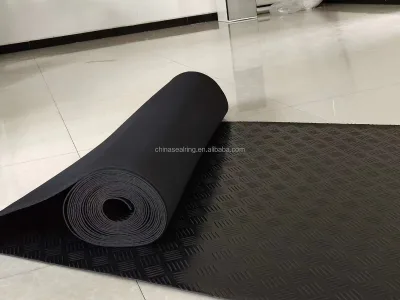 Factory Wholesale Black Rubber Cow Mat Non Slip Cow Mattress Anti Hoof Injury Farm Rubber Mat