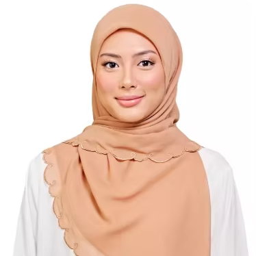 Wholesale Custom Eco-Friendly Breathable Solid Pattern Cotton Voile Hijab Lightweight Daily Life Silky Draped Colored Border