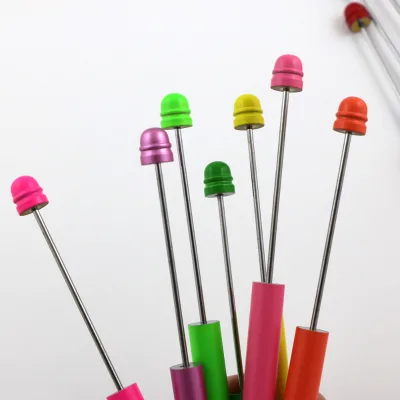 Xmas Gift Beadable Endless Pencil DIY Metal Infinity Everlasting Pencils Unexhaustible Pencil for Kids Student Classmate
