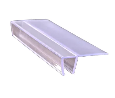 Hot Sale 2024 venus G004 PVC Bath Shower Screen Durable Bottom Seal Strip Screw Modern Curved Design Hotel Use 2-Year Warranty