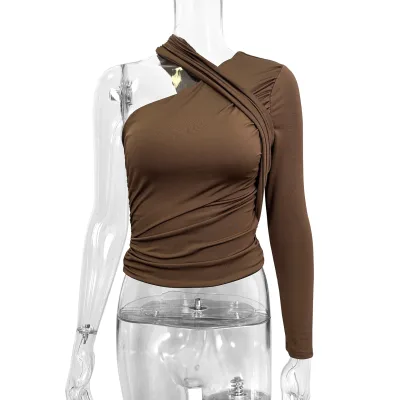 European and American Hot-selling  Tops Slim New Sexy Top for Women