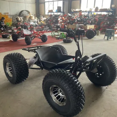 Color Optional New Design 1800W Motor 48V Lithium Battery Electric Off-Road Go Kart 10-inch Aluminum Alloy Tires Range 20km