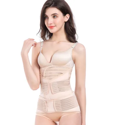 Abdomen Recovery Belt Adjustable 3 in 1 Postpartum Belt Bandage for Pregnant Women After Birth Support Belt