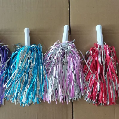 Metallic Macaron Colorful  Color Shakers  Cheer Pom Poms