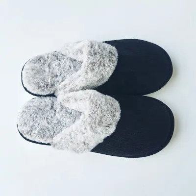China Professional Manufacturing Fashion Indoor House slippers for Women 2021 Lady Cotton Bedroom Shoes
