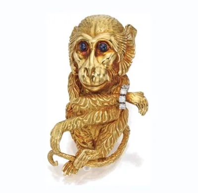 Hot Selling Anime Monkey Brooch Pin for Fans Gift