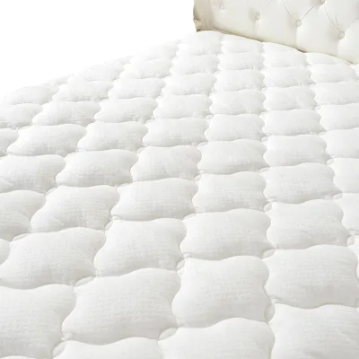 Queen Size Removable New Style Cooling Bed Topper Breathable Plush Rayon Hypoallergenic Bamboo Mattress Pad Cover