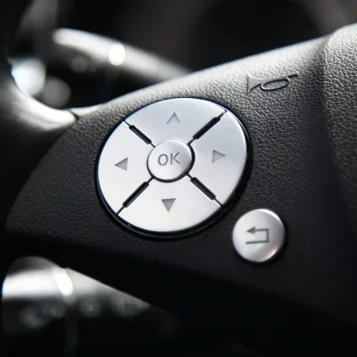 Special FOR Mercedes-Benz Old CLS ML GL GLK SLK GLA C-class E-class Modified Steering Wheel Buttons Decorative Stickers