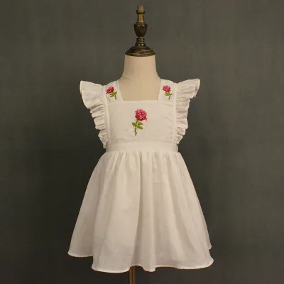 Toddler Flower Girl Dresses Wedding Kids Cotton Lining Sequins Frock Girls Party Princess Dress for Girl