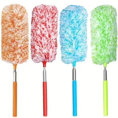 Duster with Extension Pole Feather Duster for Cleaning Microfibre Cleaning Tool Extendable