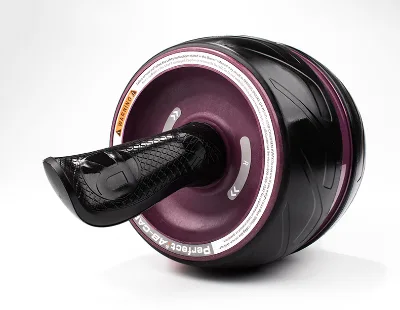 Yoga Abdominal Wheel ABS Rubber Automatic Rebound Durable Anti-Slip Abdominal Roller for Home Exercise