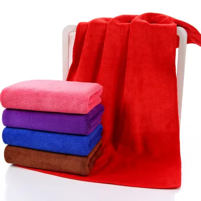 High density with logo customized Soft quick-dry microfiber towels detailing GYM fitness towel microfiber bath towel set