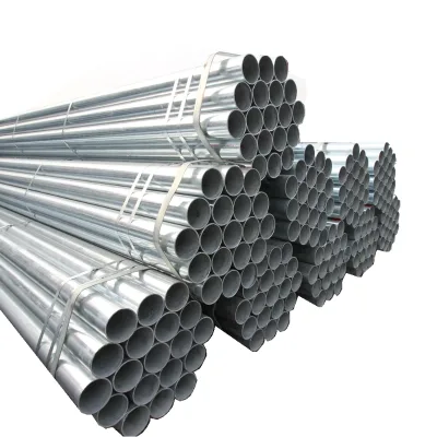 China Hot Sale 114mm Powder Coated 18 Gauge Thick Round Galvanized Steel Pipe for Building