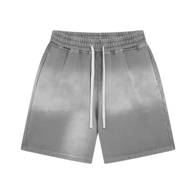 Old Dirty Work Shorts Men's Cotton Hip-hop Trend Niche Design Distressed Sweat Shorts Spray Painting Loose Men's Shorts