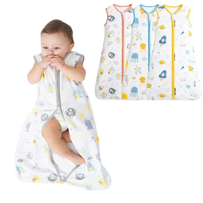 Summer Sleeveless Vest Children Newborn Baby Kick-proof Sleeping Bag Wearable Baby Blanket