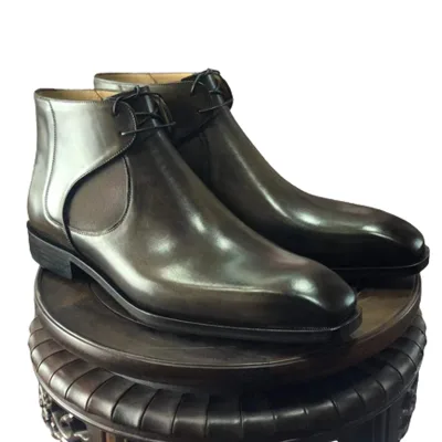 Cie MA04 Customized Leather Out-sole Ankle Boots Men's Classic Handmade Blake Stitched Boots