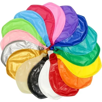 Giant Big 36" Happy Birthday Wedding Party Decor Air heilum Helium Latex Ballon Black Blue Green Pink Red Purple 36 inch Balloon